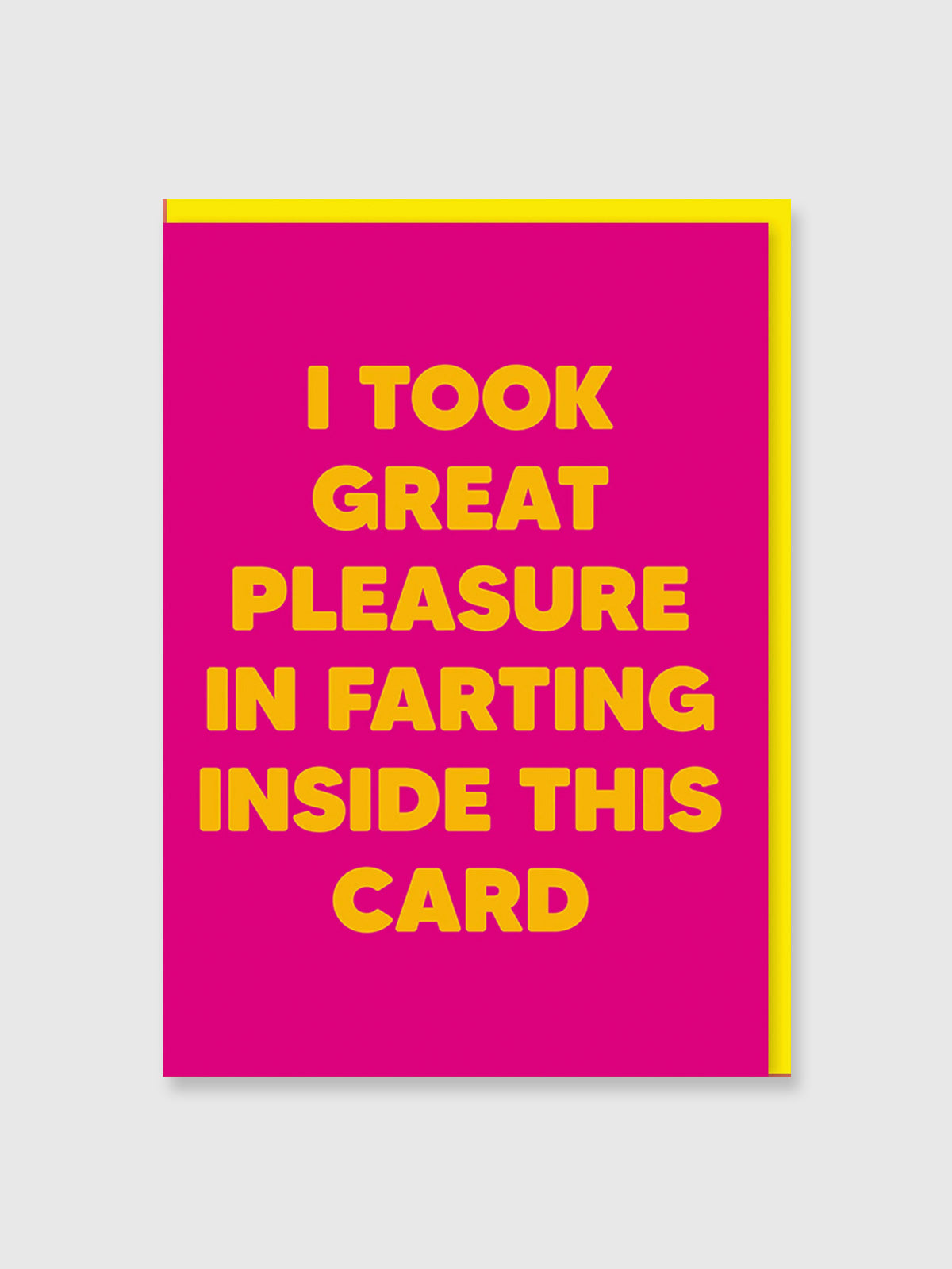 Greeting Card - Farting Inside