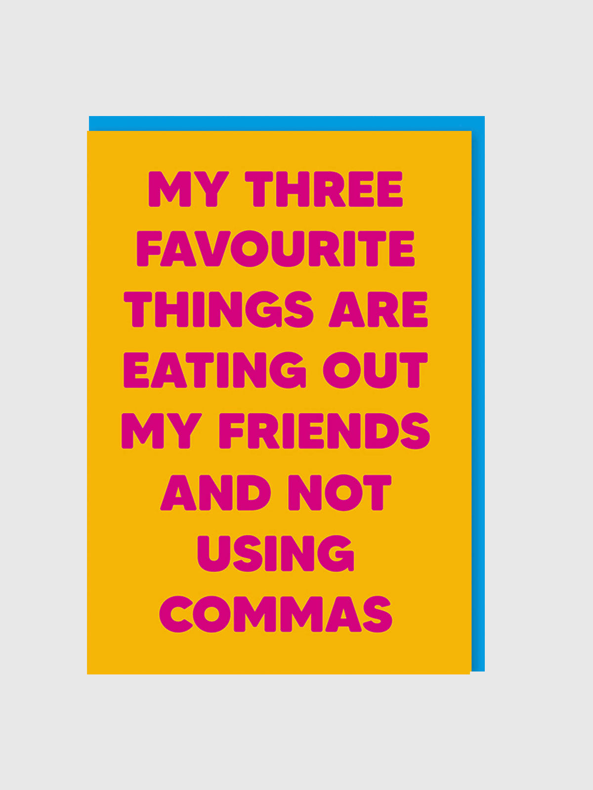 Greeting Card - My Three Favourite Things