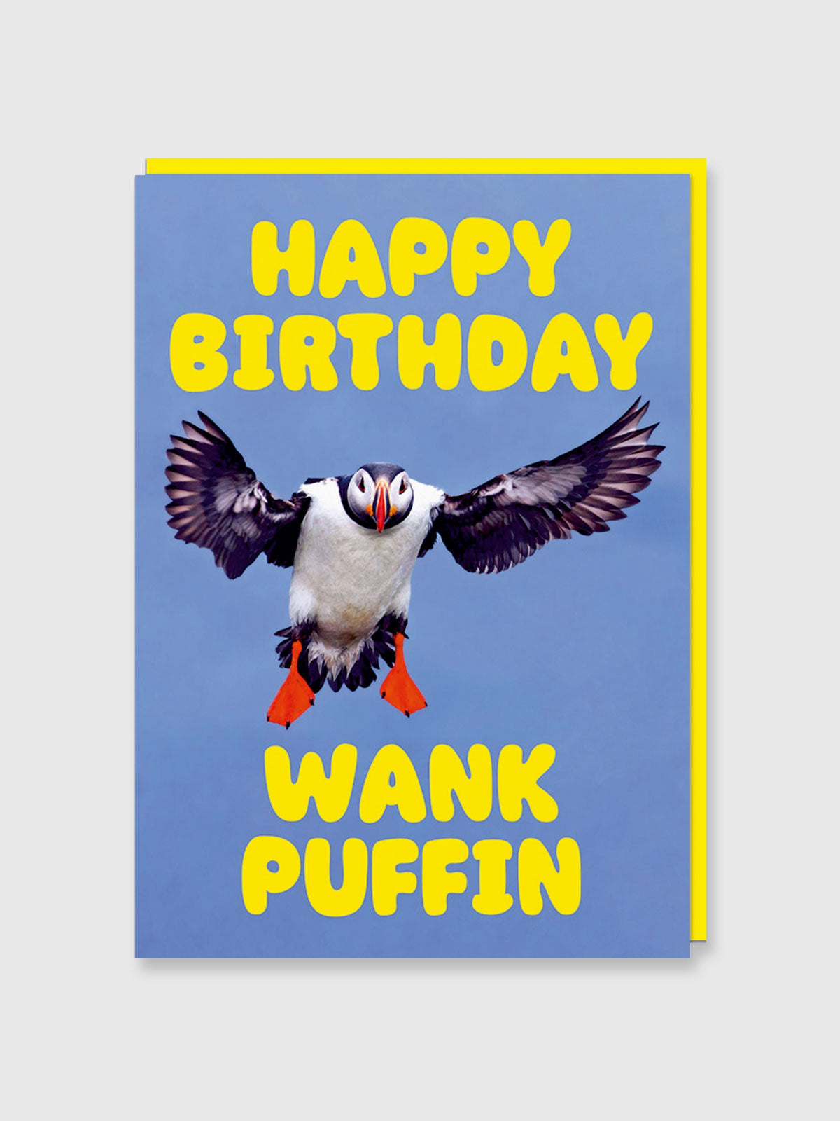 Greeting Card - Happy Birthday Wank Puffin