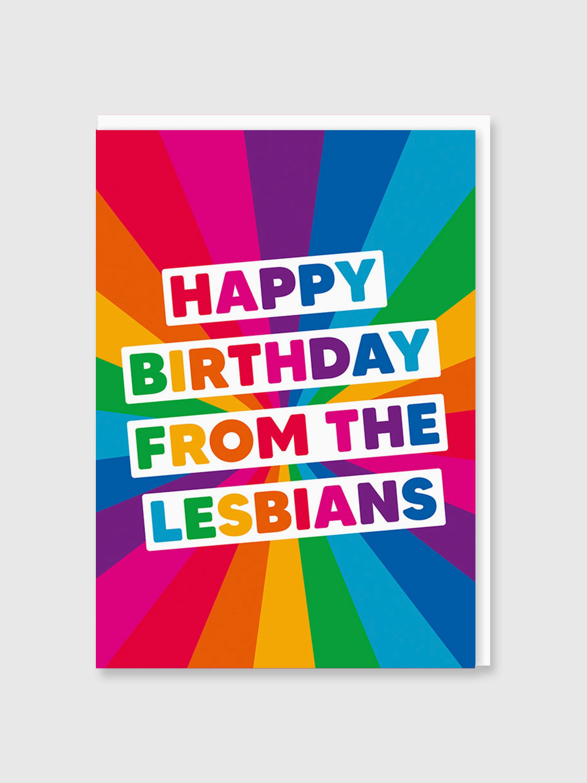 Greeting Card - Happy Birthday From The Lesbians