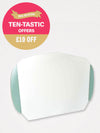 Green Art Deco Style Mirror - 60cm