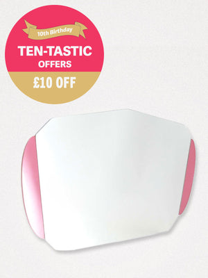 Pink Art Deco Style Mirror - 60cm