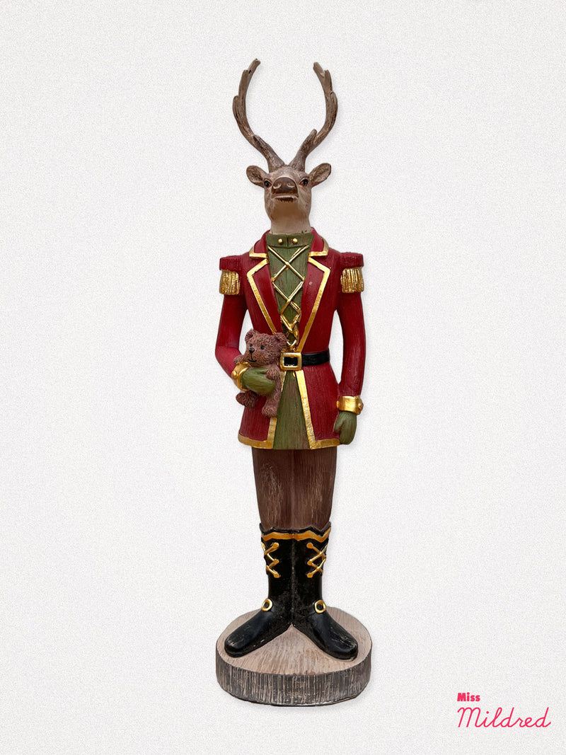 Gentry Deer Stag Statue - 37cm