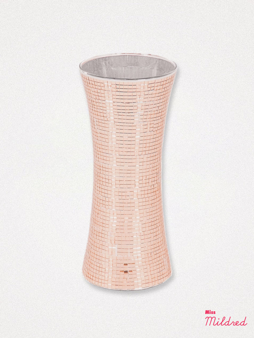 Disco Glitter Vase - Rose Gold