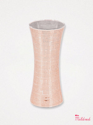 Disco Glitter Vase - Rose Gold