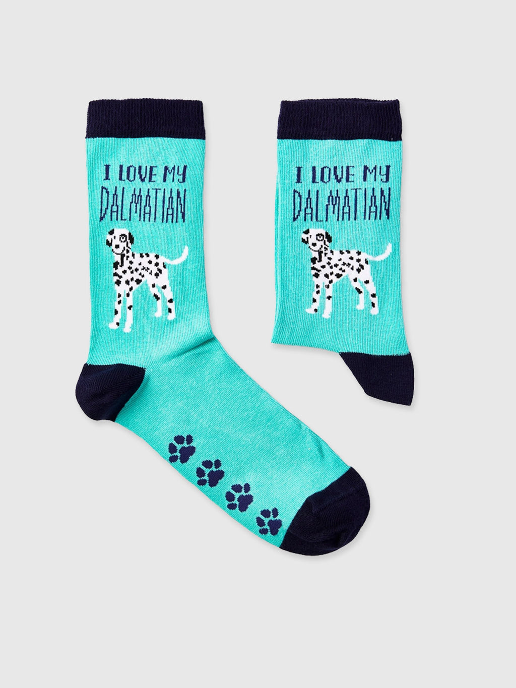 I Love My Dalmatian Dog Socks - Ladies