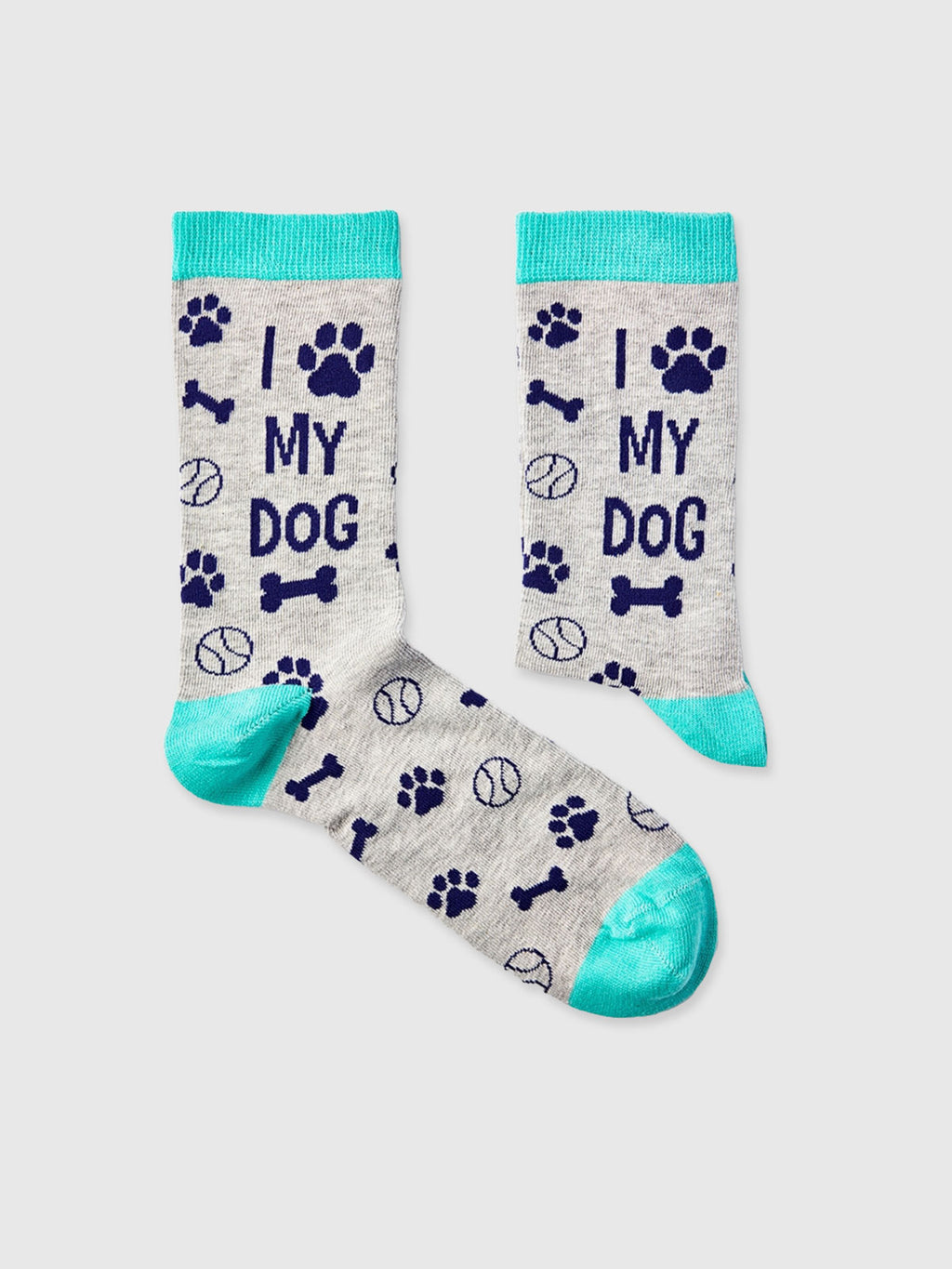 I Love My Dog Socks - Ladies