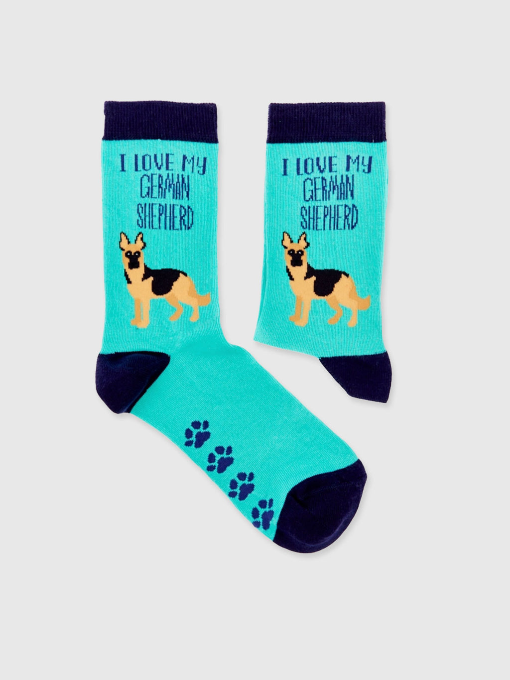 I Love My German Shepherd Dog Socks - Ladies