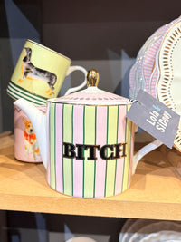 Yvonne Ellen Dog Teapot and 2 Mugs Gift Set