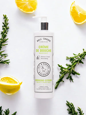 Organic Donkey Milk and Lemon Verbena Shower Cream 400ml