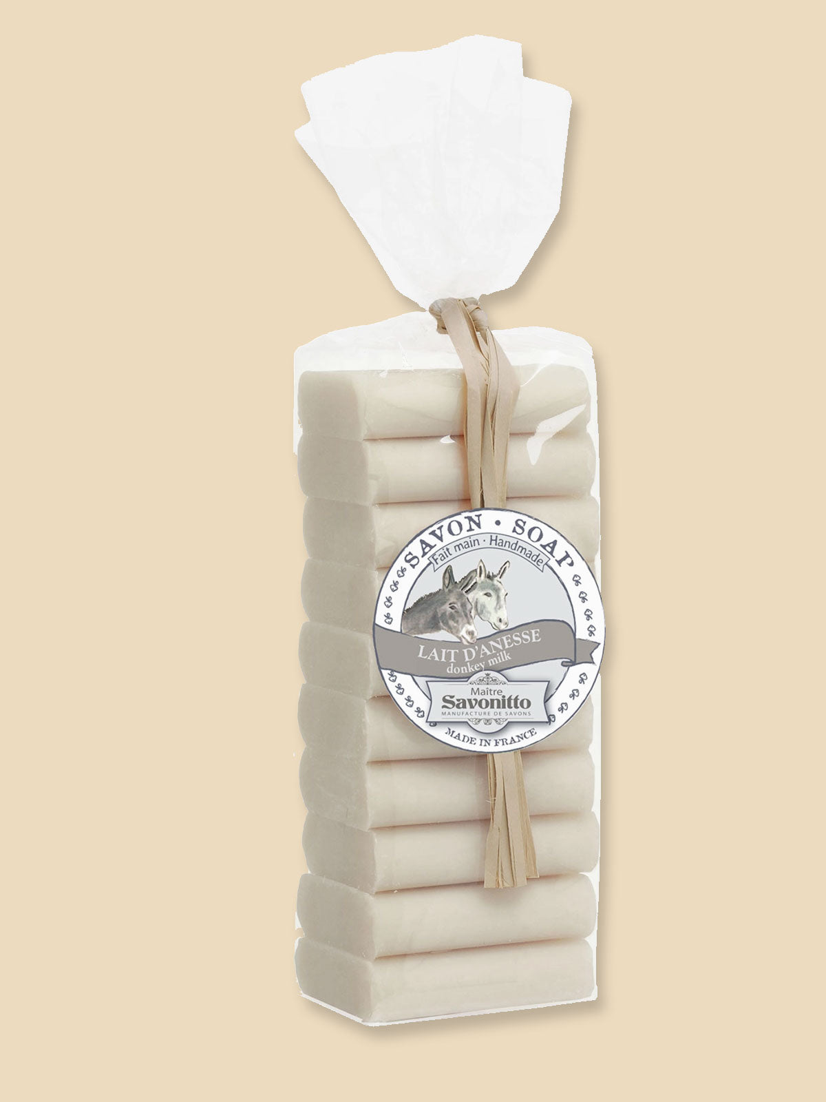 Pack of 10 Guest Soap - French Donkey Milk