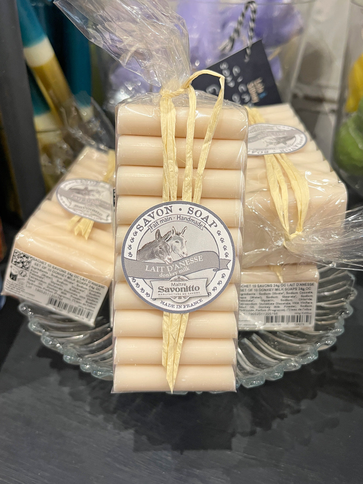 Pack of 10 Guest Soap - French Donkey Milk