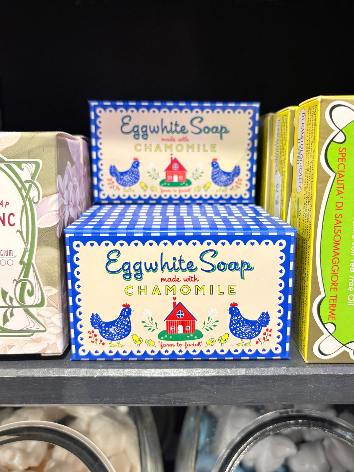 Egg White and Chamomile Face Mask Soap 53g