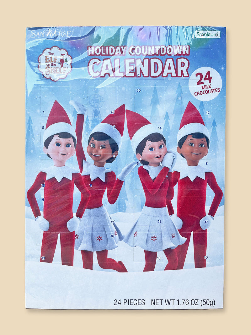Elf on the Shelf Chocolate Advent Calendar - 50g