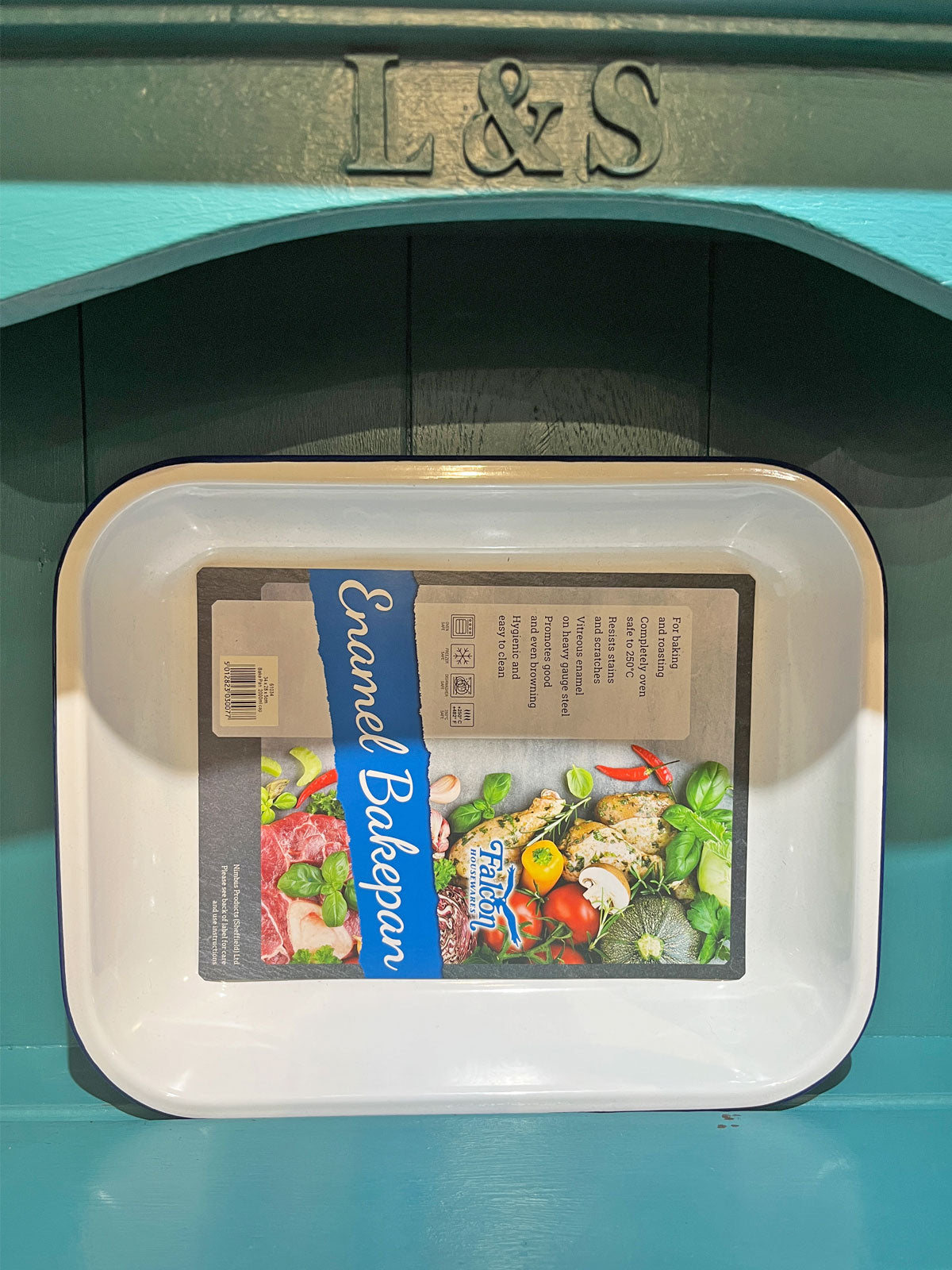 Falcon Enamel Plate Large Roaster Bake Pan