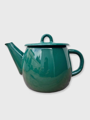 Enamel Tea Pot Jade Green