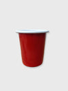 Falcon Red and White Enamel Beaker / Cup