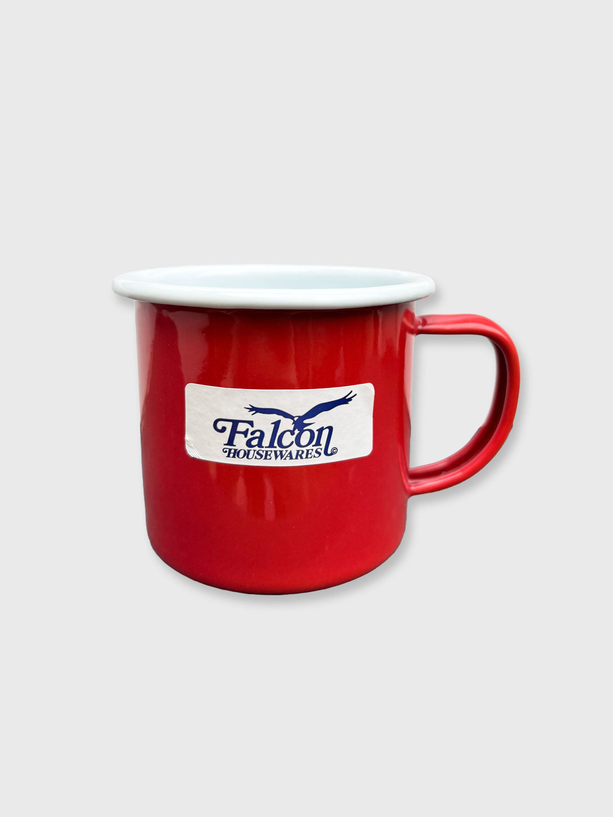 Falcon Enamel Mug Red - 8cm