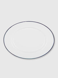 Enamel Large Oval Platter - 30cm