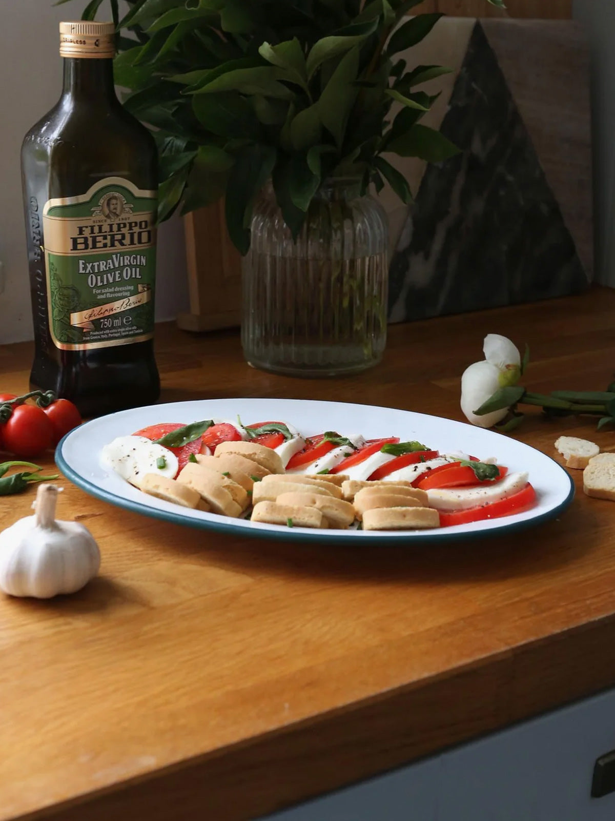 Enamel Large Oval Platter - 30cm