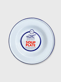 Falcon Enamel Soup Bowl Plate - 24cm