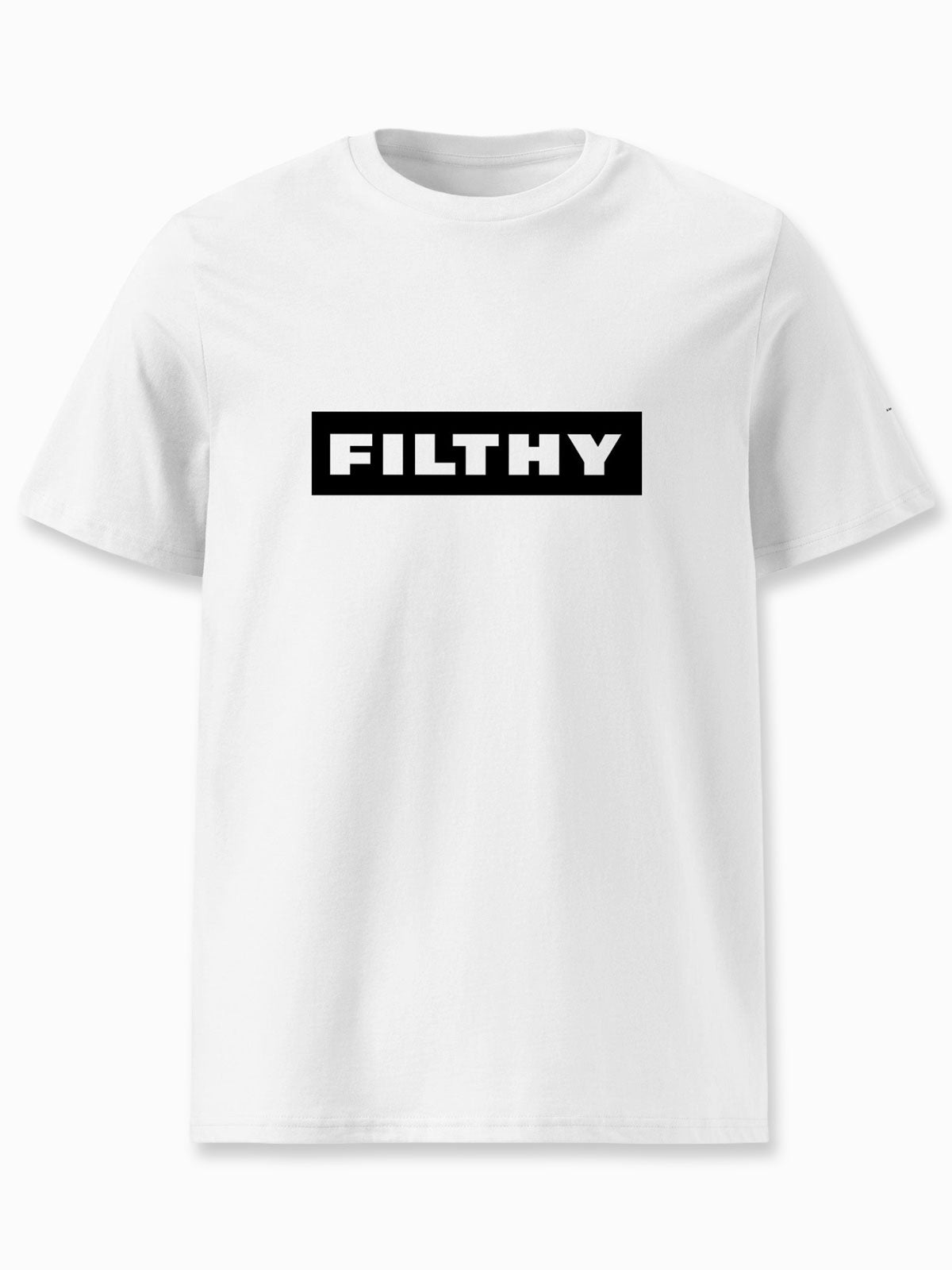 Filthy Slogan T-Shirt - White