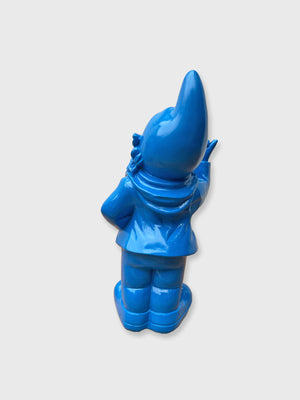 Naughty Finger Gnome 20cm - Blue