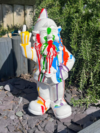 Naughty Finger Gnome 32cm - Multi Splat