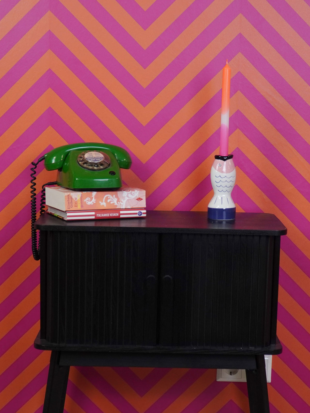 Fish Shaped Candle Holder - Blue