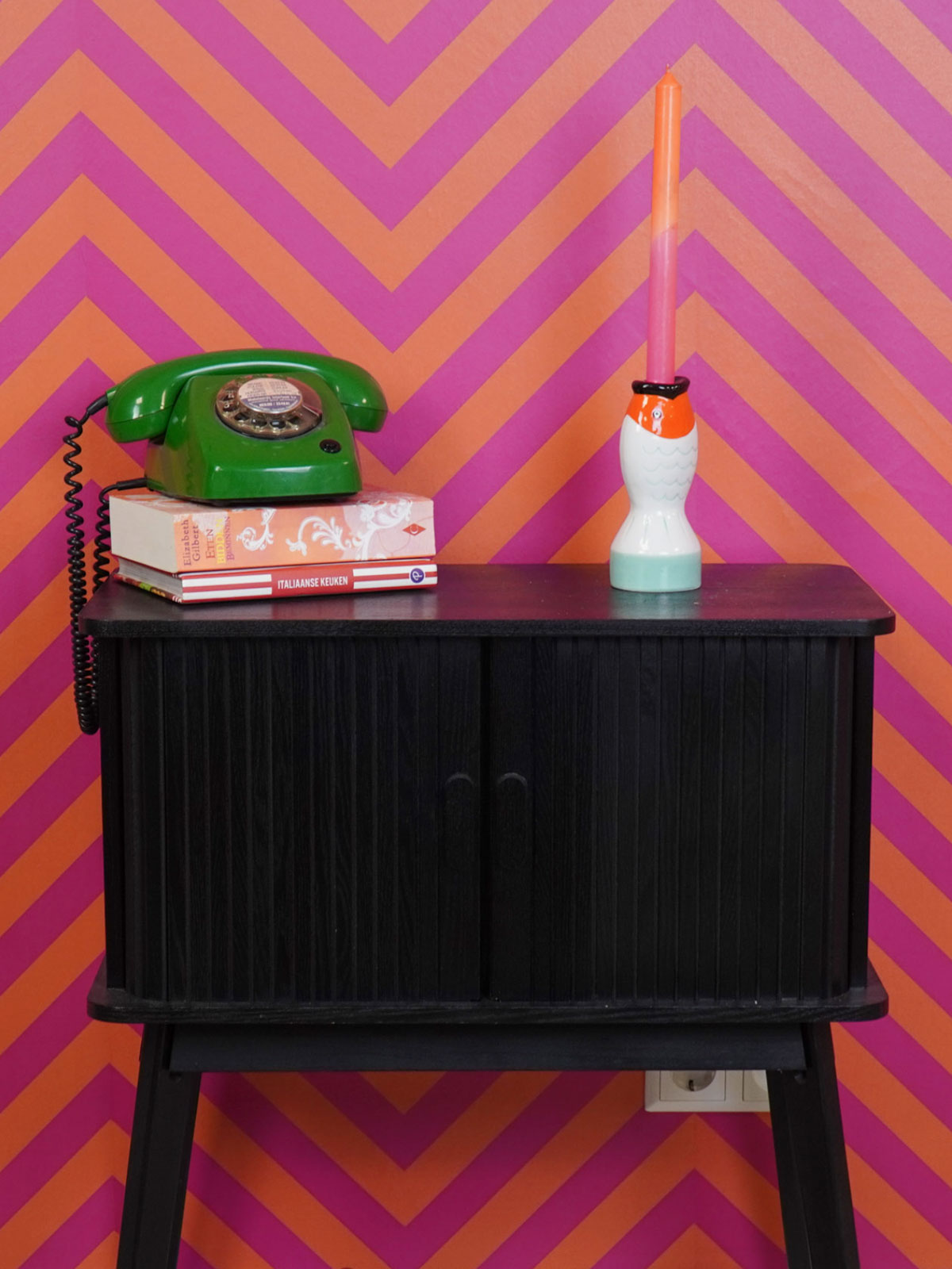 Fish Shaped Candle Holder - Mint Green