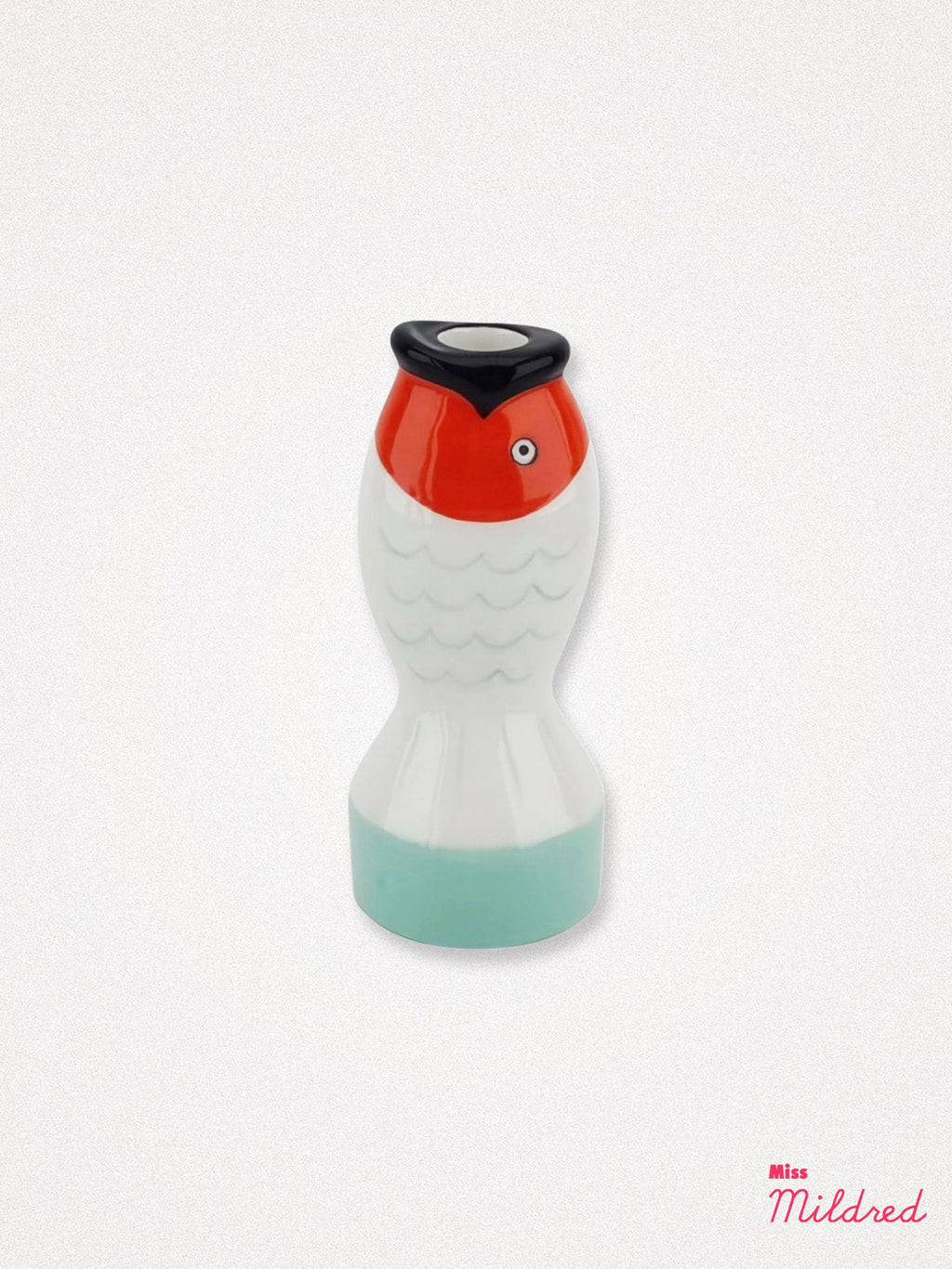 Fish Shaped Candle Holder - Mint Green