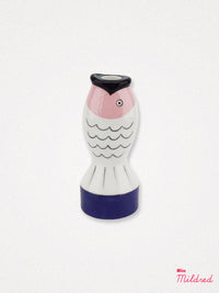 Fish Shaped Candle Holder - Blue