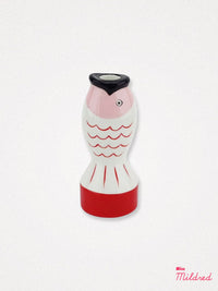 Fish Shaped Candle Holder - Orange