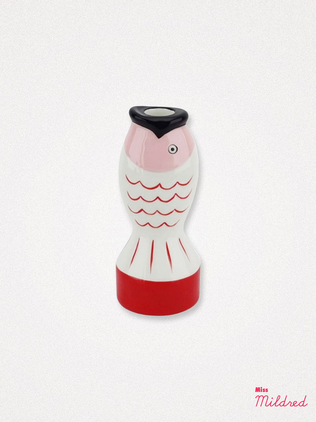 Fish Shaped Candle Holder - Orange