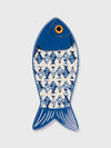Blue Fish Shaped Ceramic Pot Placemat