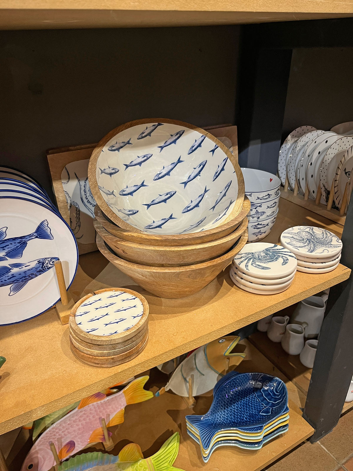 Octopus Round Ceramic Coaster