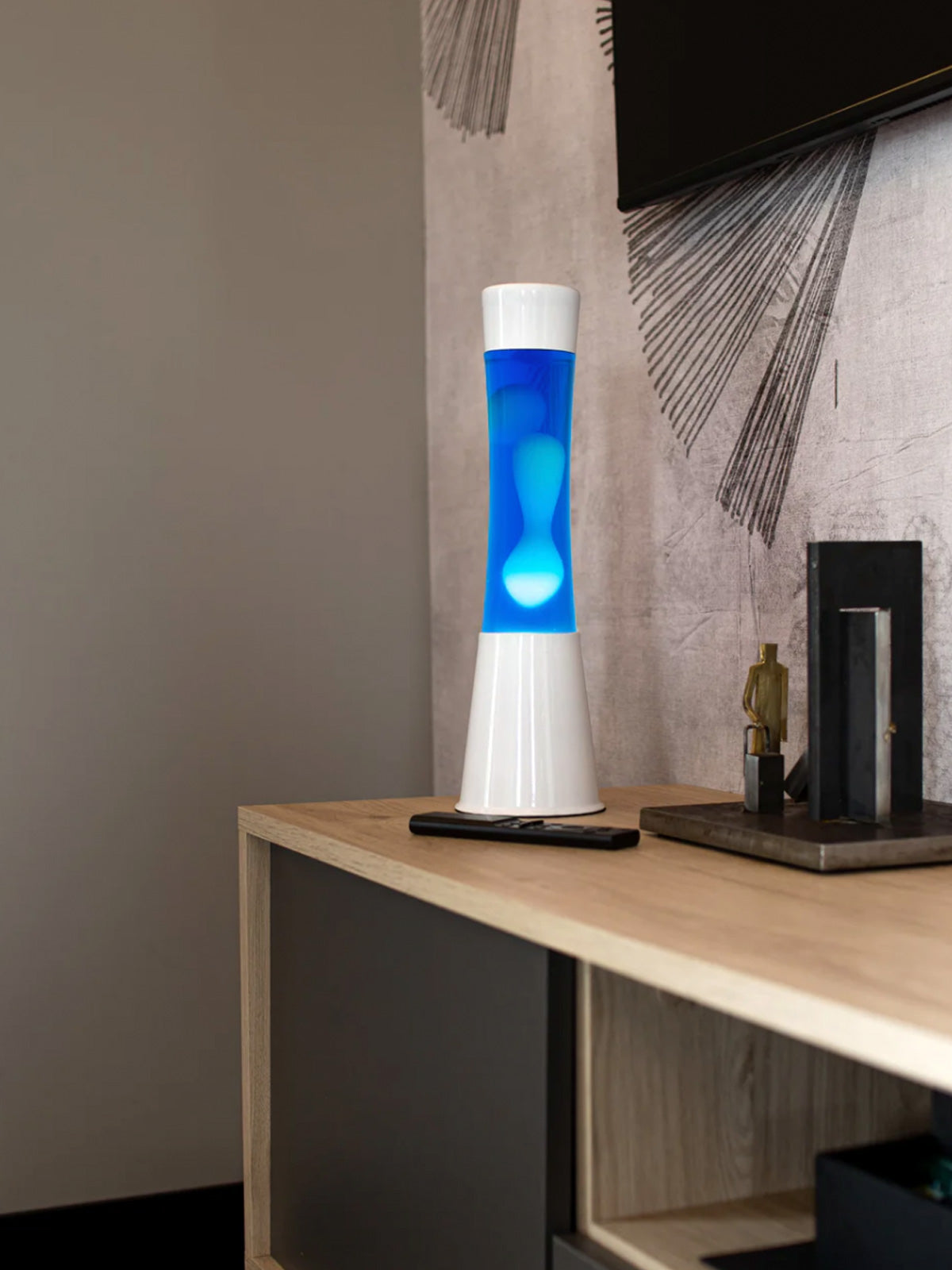 Lava Lamp - White/Blue – Sensory