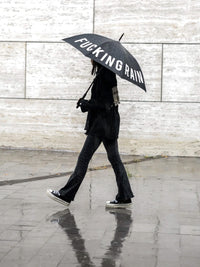 Fisura - Fucking Rain Large Umbrella - Black