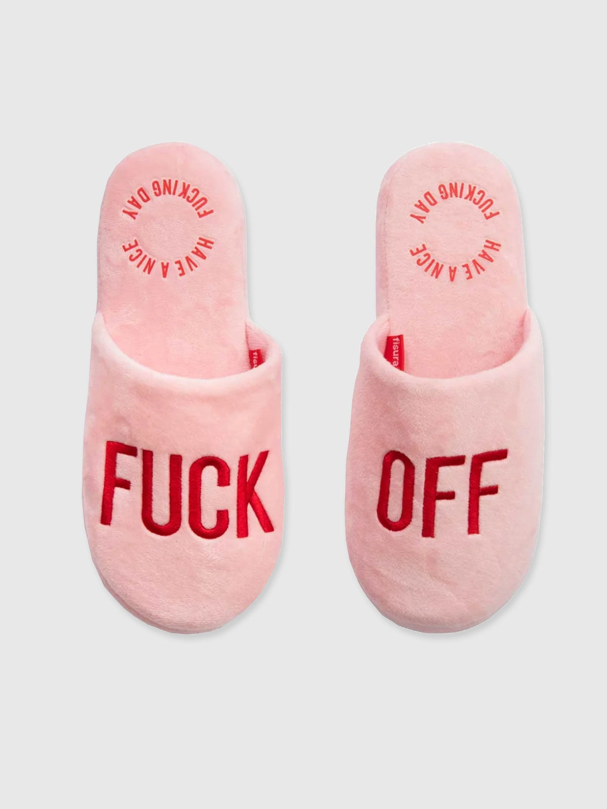 Fisura - Fuck Off Slippers - Pink
