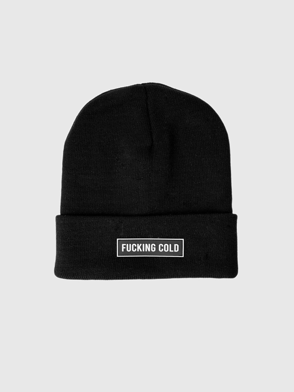 Fisura - Fucking Cold Slogan Beanie - Black