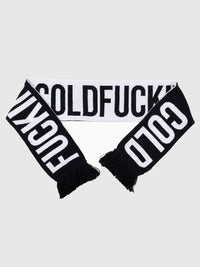 Fisura - Fucking Cold Slogan Scarf - Black
