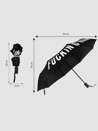 Fisura - Fucking Rain Folding Umbrella - Black