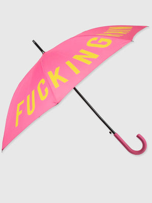 Fisura - Fucking Rain Large Umbrella - Pink