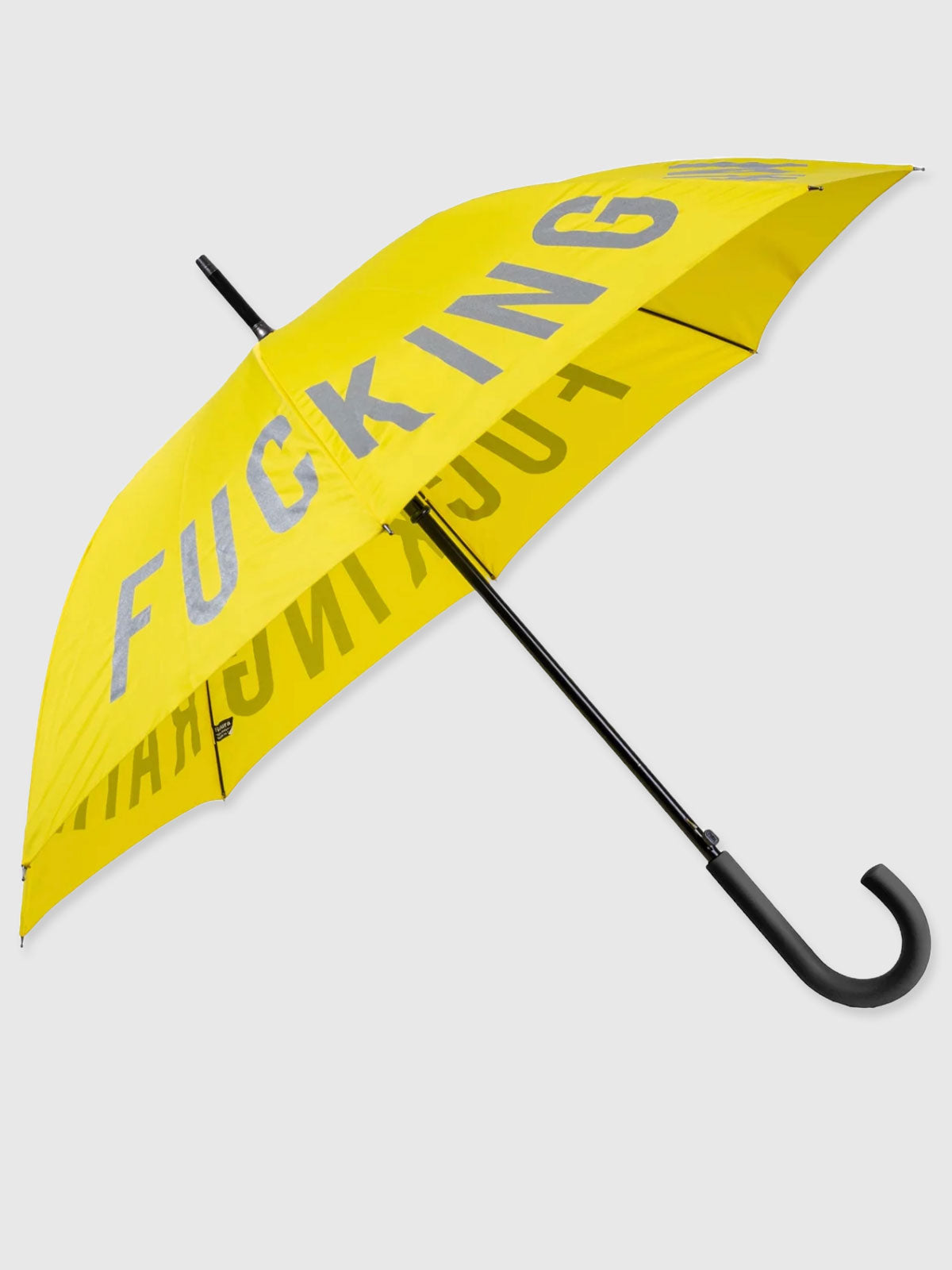 Fisura - Fucking Rain Large Umbrella - Yellow Reflective