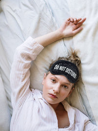 Fisura - 'Do Not Disturb' Gel Eye Mask - Black