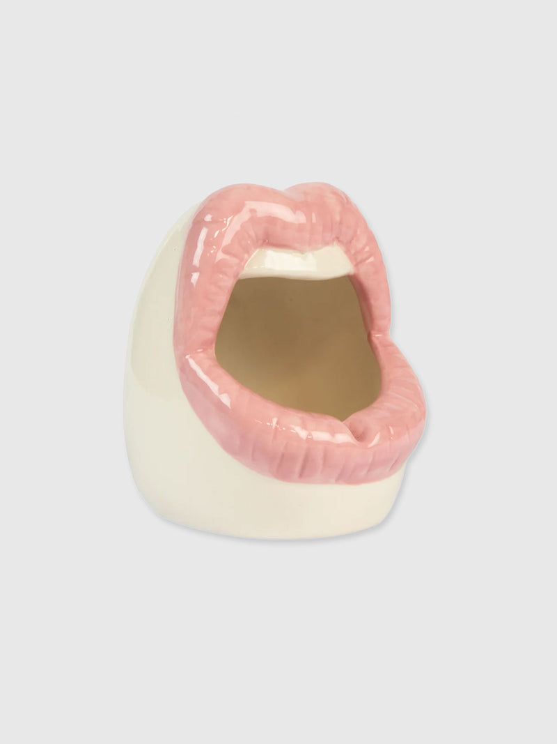 Fisura - Pink Mouth and Lips Pot / Ashtray