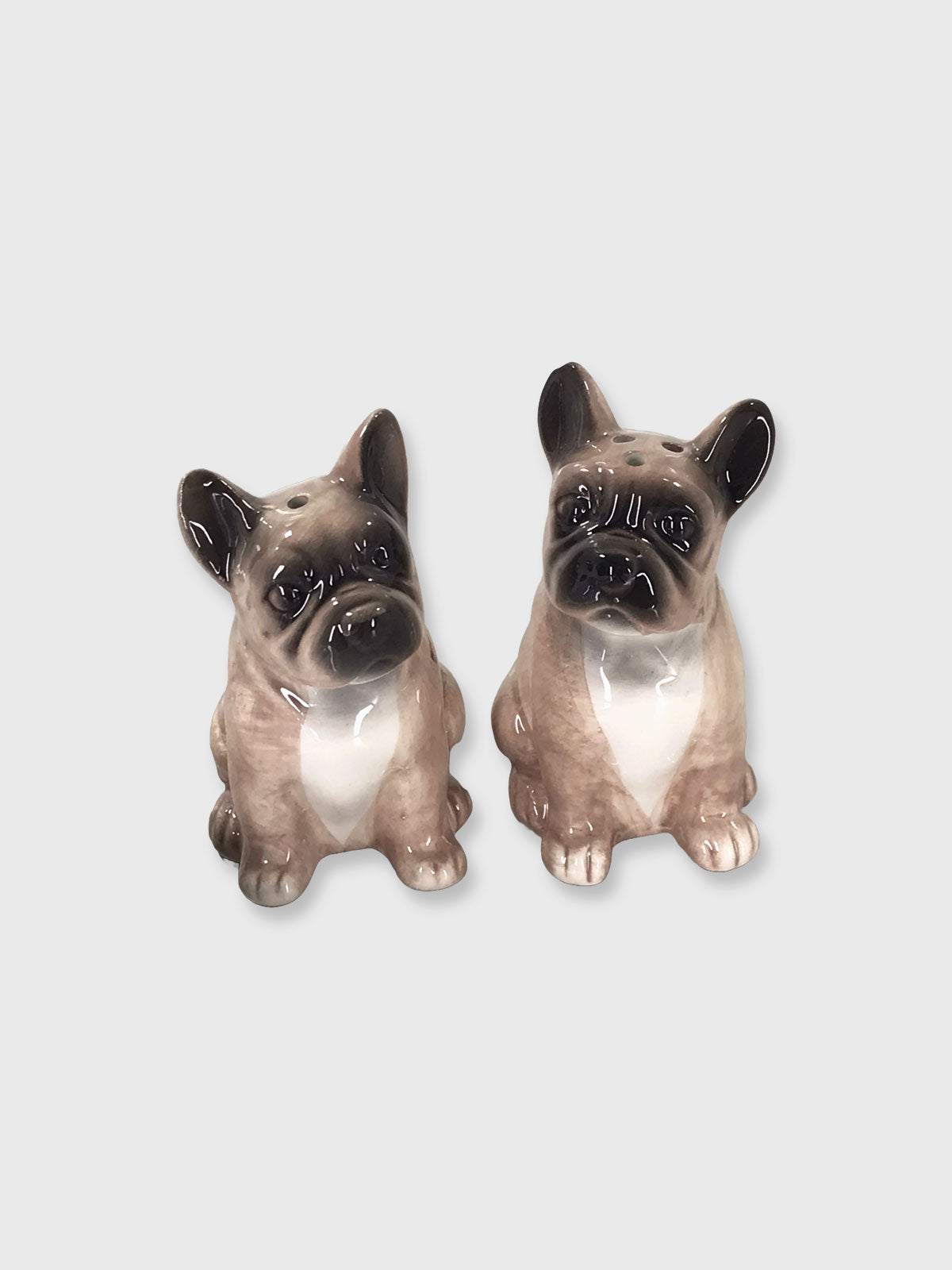 French Bulldog Shaped Salt and Pepper Pots