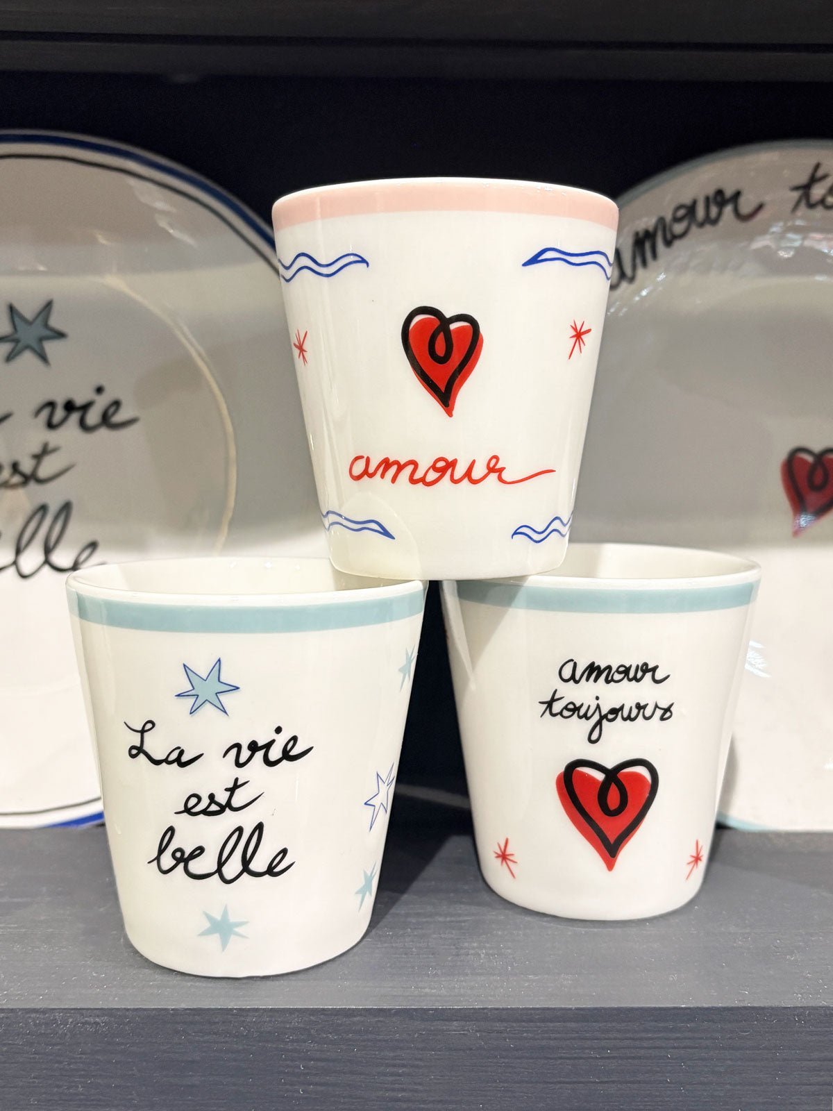 Ceramic Tumbler Cup - Amour