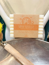 French Vinegar and Citrus Solid Washing Up Soap Bar - 120g