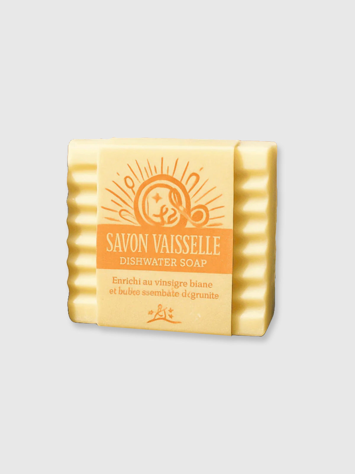 French Vinegar and Citrus Solid Washing Up Soap Bar - 120g